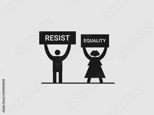 a protest or demonstration for social justice