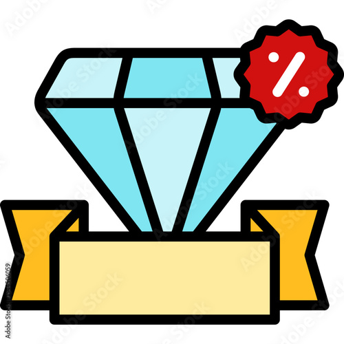 diamond discount icon