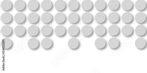 Grey tiles wall. round marble textures, ball tiles. Top view pavement circle block gray texture with seamless patterns floor background. Air Bubble wrap texture background. Textured Background.