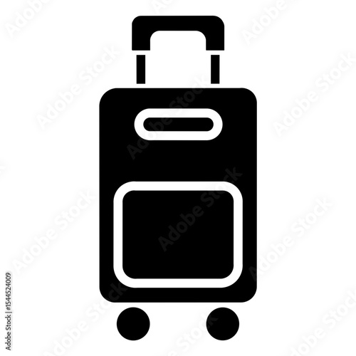 Suitcase icon design 