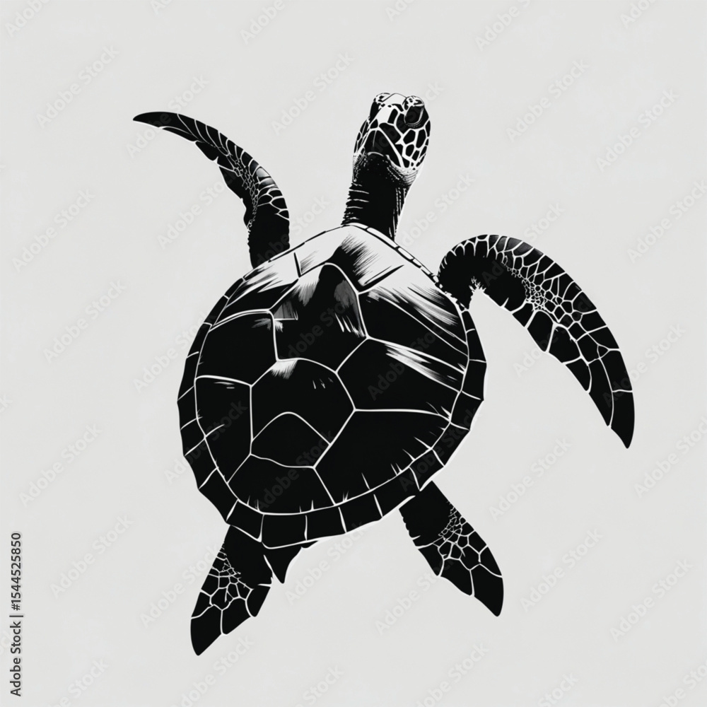 Fototapeta premium turtle vector illustration