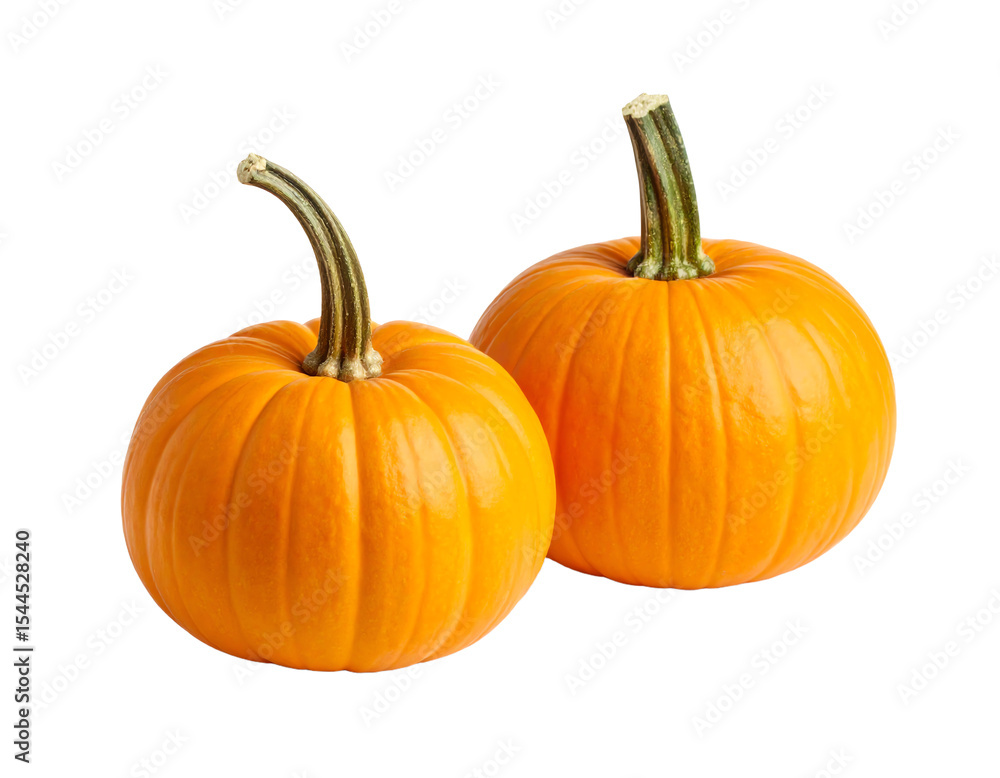 Freshly harvested orange pumpkins on display. Freshly harvested orange pumpkins on display.