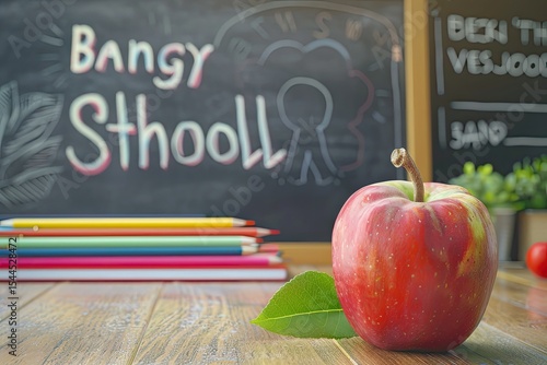 Ultra Quality Image of a Poster for Back to School with the Words Back to School Written on it