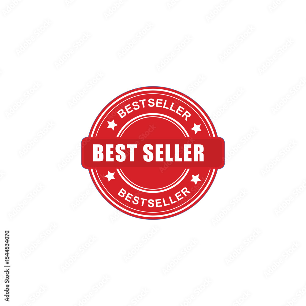 Obraz premium Best seller sticker label best seller stamp best seller sticker isolated on white background . 