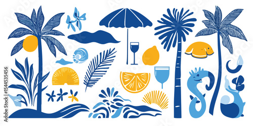 Tropical Summer Scene