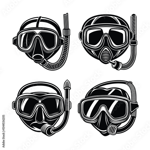 diving gear vector 