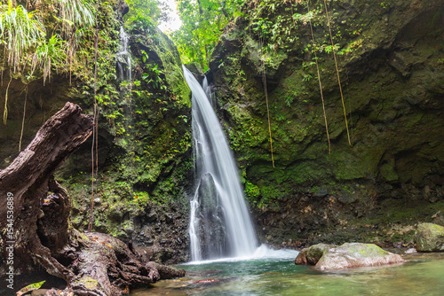 The emerald Jacko waterFall on the island of Dominica