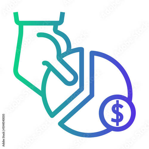 security Line Gradient Icon