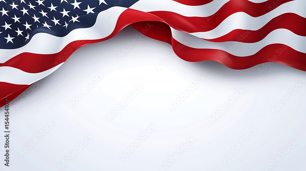 Naklejka premium Memorial Day Banner. Remember and Honor. United States Flag. Logo Concept Design.