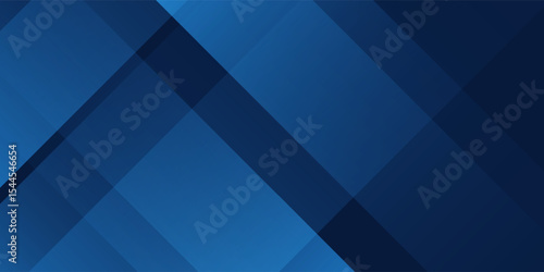 Modern dark navy blue silver abstract pattern background. Geometric shape. Line triangle angle fold polygon diamond art modern simple design