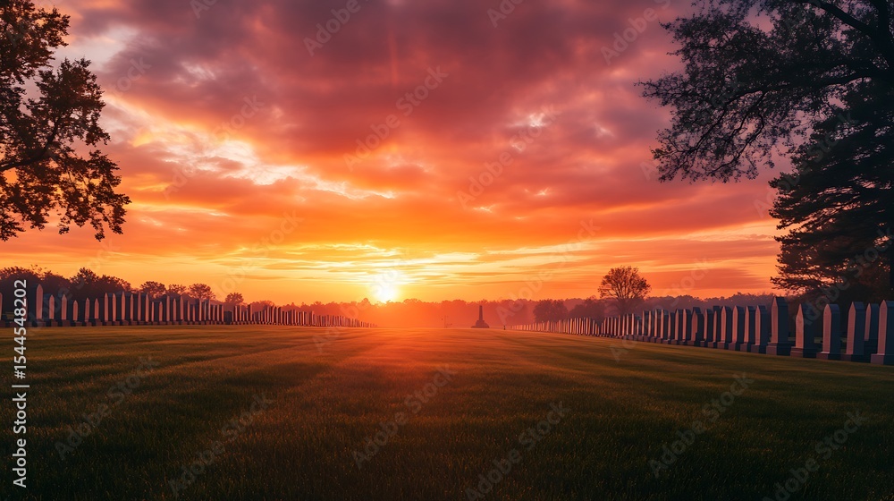Obraz premium Memorial Day Banner. Remember and Honor. United States Flag. Logo Concept Design.