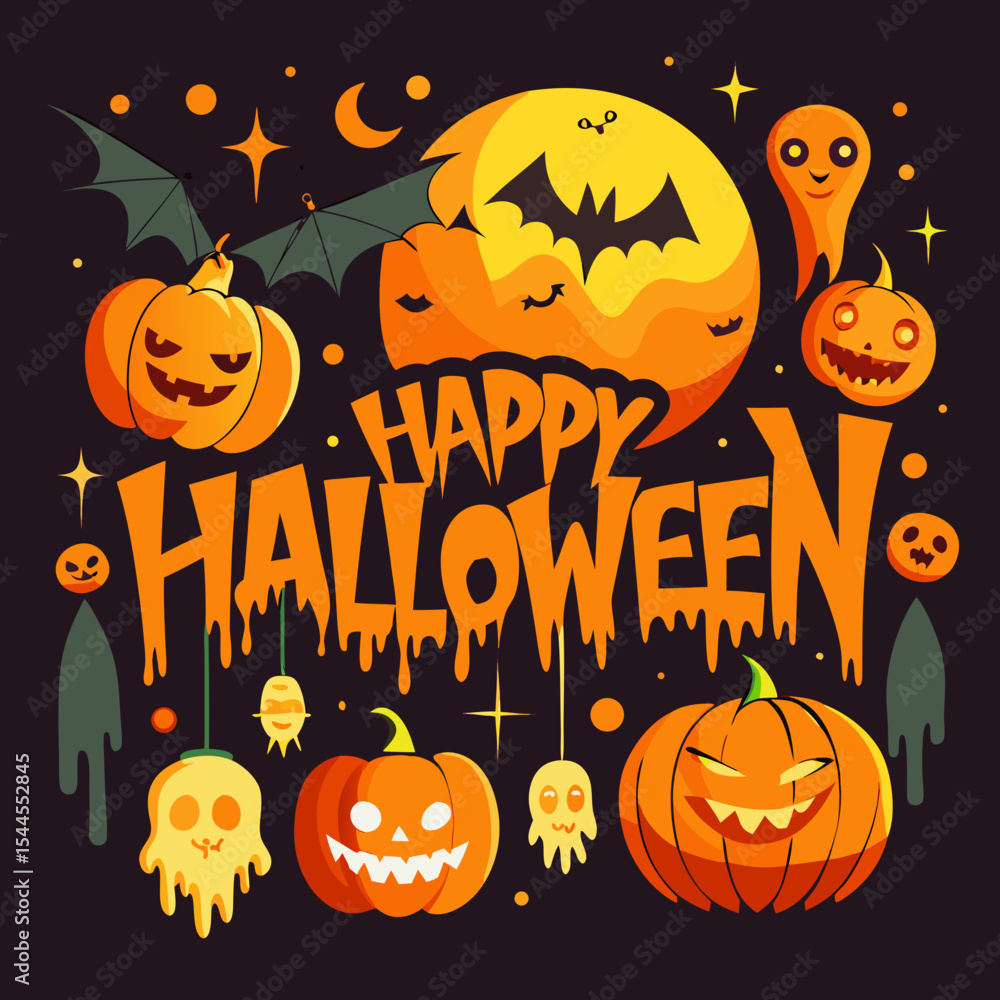 halloween background with pumpkins halloween background with pumpkins