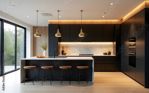 Bright and Airy Kitchen Interior in a Modern Home