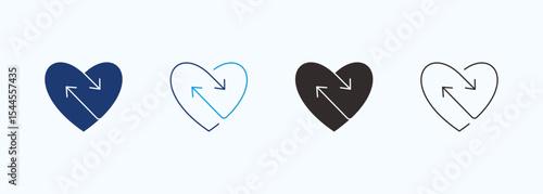 Organ Donation Icon Set Multiple Style Collection