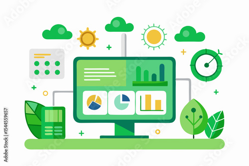 green energy dashboard solar wind