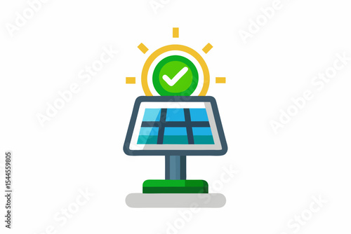 smart solar lamp light intensity ring green