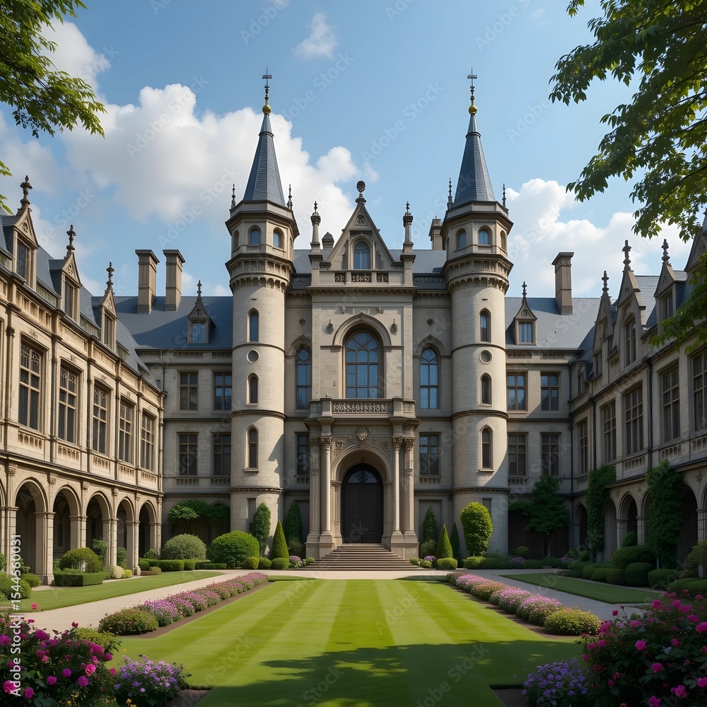 beautiful castle, AI Generated beautiful castle, AI Generated