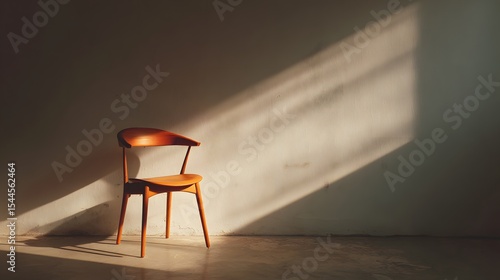 Modern wooden chair design interior furniture home decor product photography