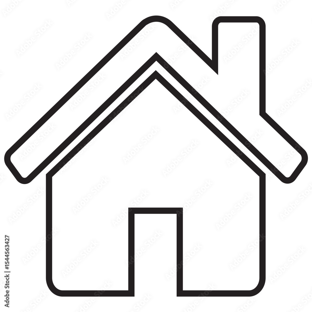 home icon on a white background home icon on a white background