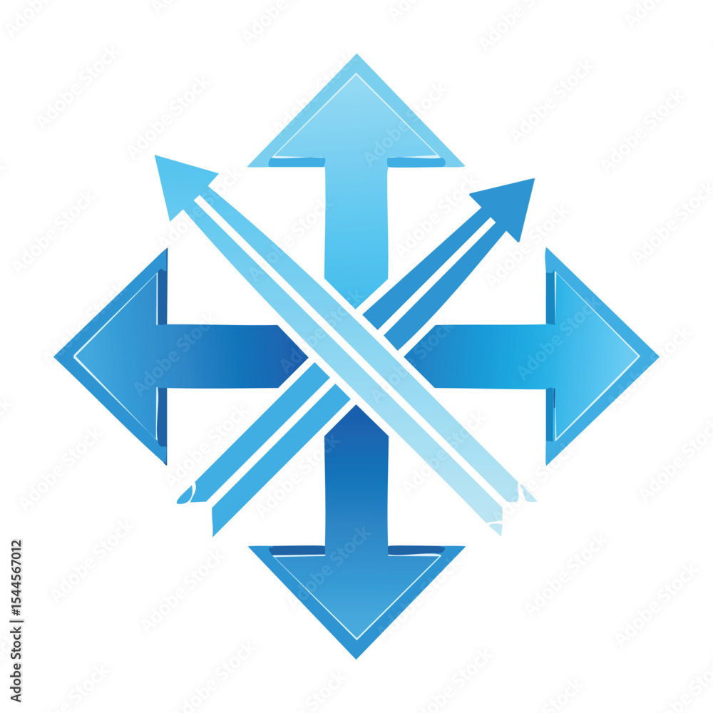 Fototapeta premium Basic Arrow Pointer Set