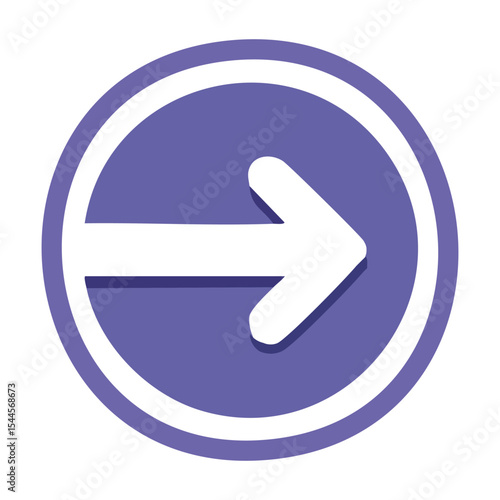 Solid Circular Arrow Icon
