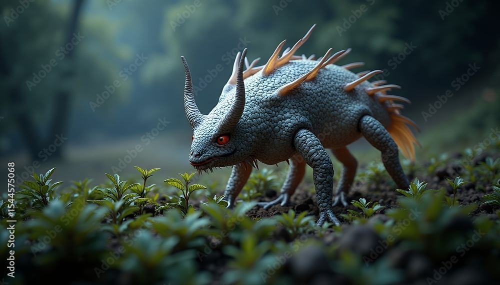 Fantasy Creature in Forest Fantasy Creature in Forest