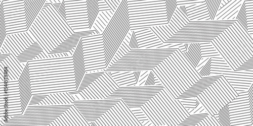 abstract black white stripe line. geometric triangle texture background. hexagon pattern. retro styled concept.