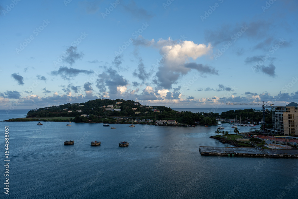 Fototapeta premium St.Lucia Küstenlinie
