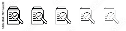 Compliance document icon. graphic icon design template
