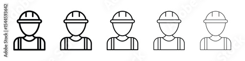 Worker icon. graphic icon design template