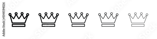Crown icon. graphic icon design template