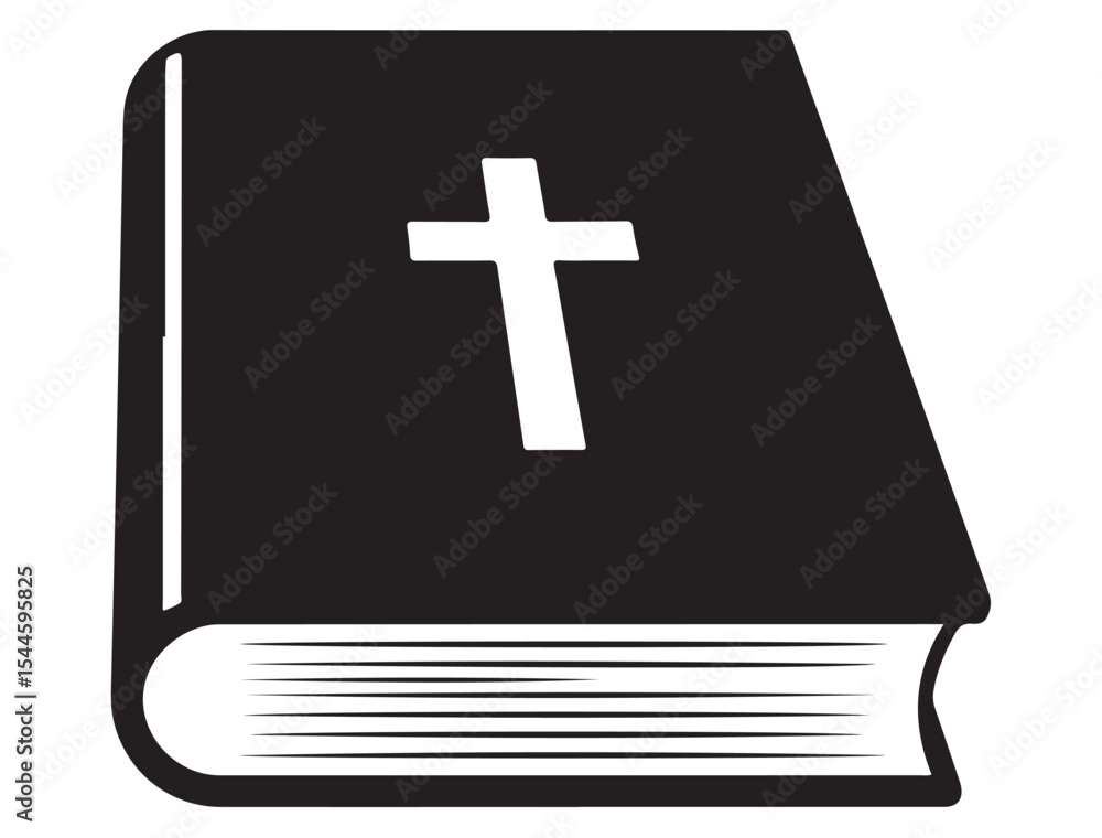 Fototapeta premium Bible Silhouette