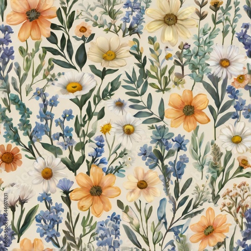 seamless floral background