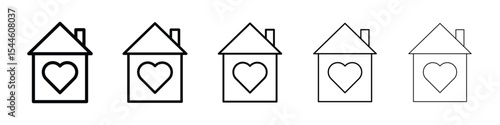 Shelter icon filled flat sign concept for web design.
