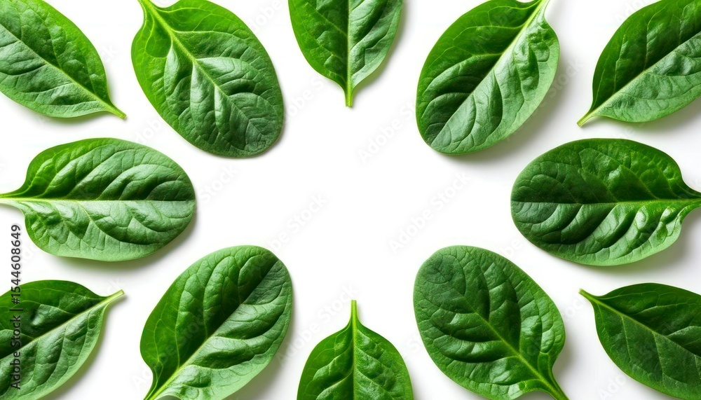 Minimal Spinach Banner with Copy Space Minimal Spinach Banner with Copy Space
