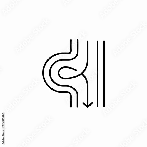 artery blood blockage icon sign vector