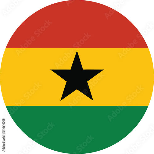 Free Download ghana flag icon in circular shape, african national symbol, vector design

 - GFXLoad
