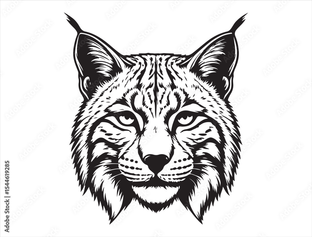 Fototapeta premium Bobcat Silhouette