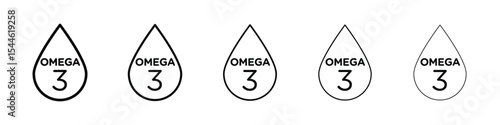 Omega icon filled flat sign concept for web design.