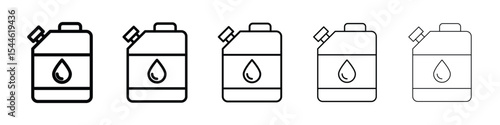 Oil can icon filled flat sign concept for web design.
