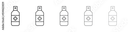 Medical pump icon filled flat sign concept for web design.