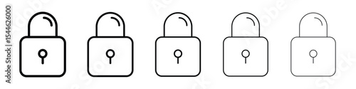 Lock icon filled flat sign concept for web design.
