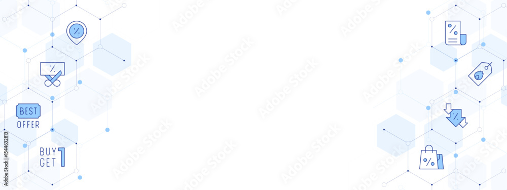 Sales Banner Vector Illustration with Two-sided Icon Style. Line Duotone icon. Containing. discount, sale, bestoffer, buyonegetonefree, shoppingbag, hotsale Sales Banner Vector Illustration with Two-sided Icon Style. Line Duotone icon. Containing. discount, sale, bestoffer, buyonegetonefree, shoppingbag, hotsale