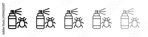 Insecticide icon filled flat sign concept for web design.