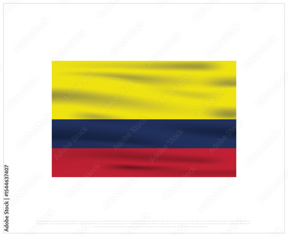 Fototapeta premium Happy Independence day, Colombia Independence day, Colombia, Colombia Flag, 20 July, 20th July, Independence Day, National Day, National Flag, Icon