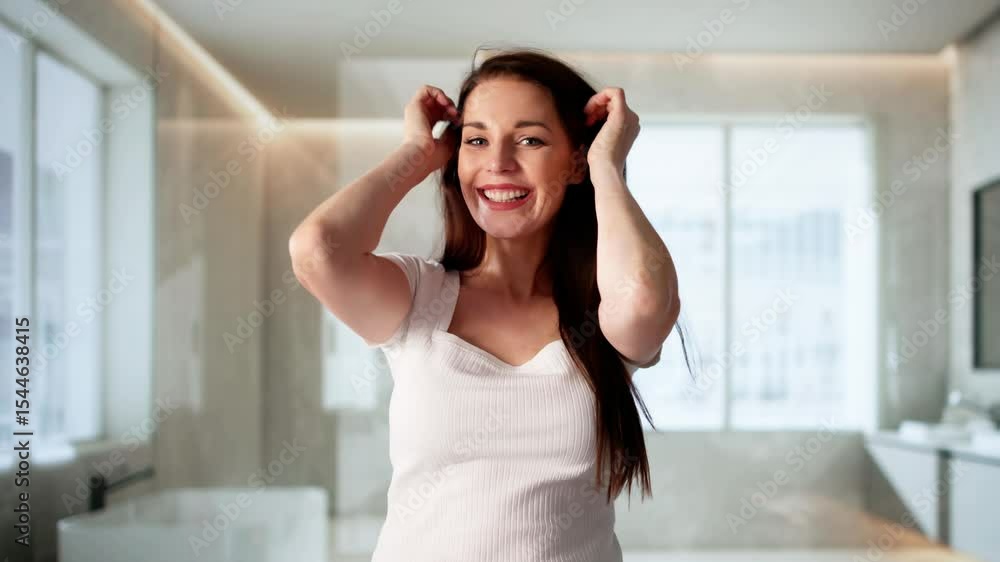 Smooth Skin After Dermatology Treatment: Model Woman Smooth Skin After Dermatology Treatment: Model Woman