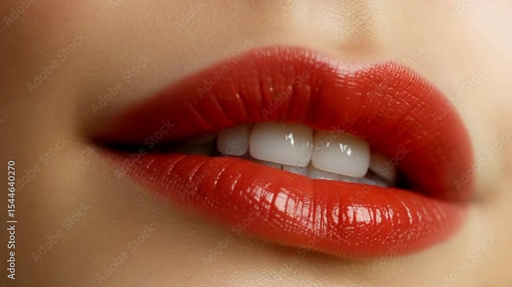 close up lips of red lips close up lips of red lips