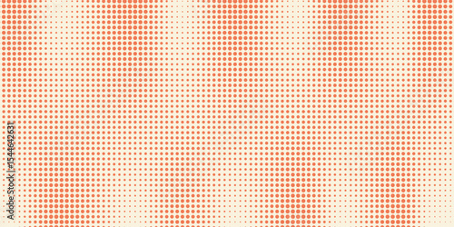Orange groovy horizontal background dynamic wave colorful vector