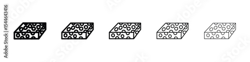Halva icon filled flat sign concept for web design.