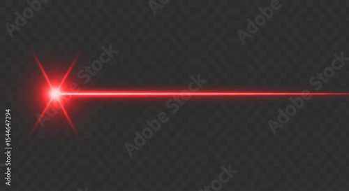 Red Laser Beam PNG – Transparent Background Laser Security System Visual